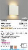 Koizumi �������߾��� LED�ɱ����֥饱�å� AU54599