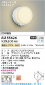 Koizumi �������߾��� LED�ɱ����֥饱�å� AU55626