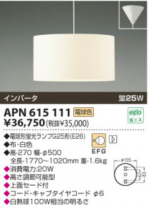 KOIZUMI APN615111 �̿�1