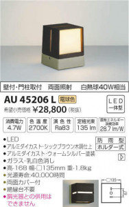 �������߾��� KOIZUMI �ɱ����֥饱�å� AU45206L �̿�1