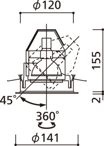 ODELIC �����ǥ�å� ������饤�� OD058076 �̿�6