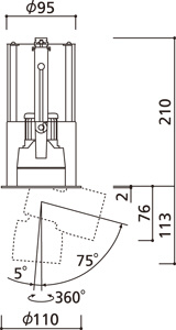 ODELIC �����ǥ�å� ������饤�� XD403327H �̿�3