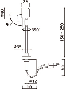 ODELIC �����ǥ�å� ���ݥåȥ饤�� XS619101H �̿�2