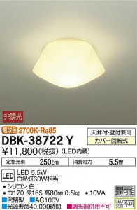 ���ʼ̿� | DAIKO ����ŵ� �֥饱�å� DBK-38722Y | ���������̿����䡦����ƥꥢ���������Ρڥ饤�ȥ��������