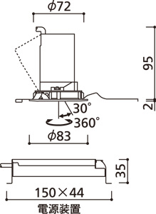 �����ˡ�� | ODELIC �����ǥ�å� ������饤�� XD603172HC | ���������̿�����饤�ȥ�������