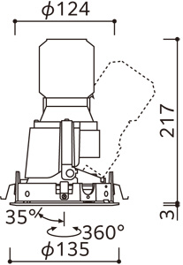 ODELIC �����ǥ�å� ������饤�� XD402454H �̿�3