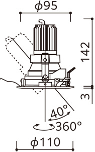 ODELIC ǥå 饤 XD403515H ̿3
