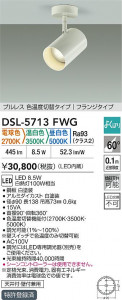 ʼ̿|DAIKO ŵ LEDإݥåȥ饤 DSL-5713FWG