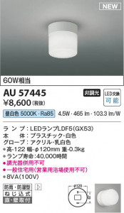 β Koizumi ߾ LEDɱɼ֥饱å AU57445