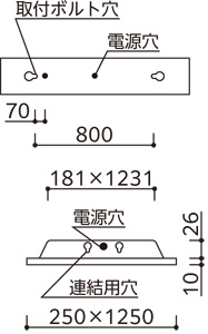 ODELIC �����ǥ�å� LED �١����饤�� XD566091R1 �̿�4