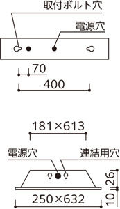 ODELIC �����ǥ�å� LED �١����饤�� XD566104R �̿�4