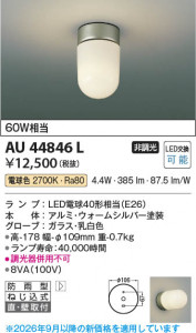 ���β��� | KOIZUMI �������߾��� LED�ɱ����֥饱�å� AU44846L | ���������̿����䡦����ƥꥢ���������� �饤�ȥ�������