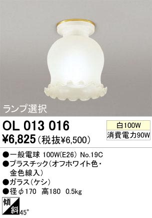 ODELIC �����ǥ�å� OL013016 OL013016 ������󥰥饤�� ��Ǯ�� �����ŵ�  �ץ饤�١���|�����|��ư���� ������󥰥饤�� ������ ��Ǯ��