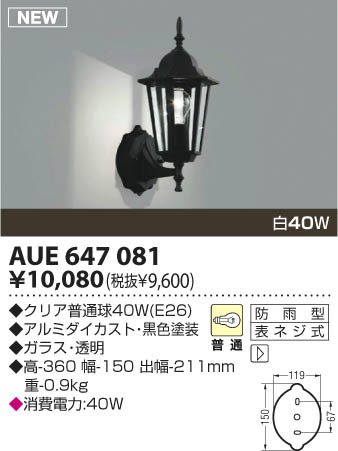 KOIZUMI �ɱ����֥饱�å� AUE647081