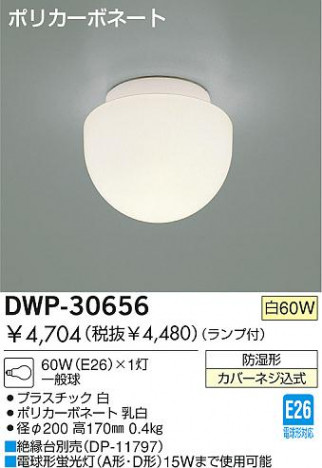DAIKO���Ἴ����DWP-30656