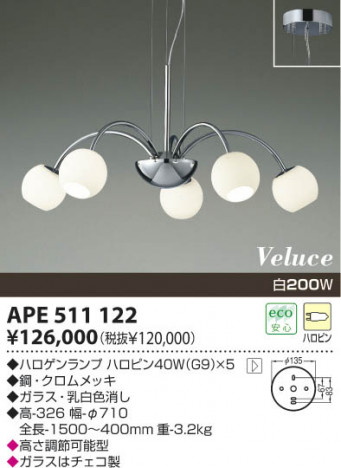 �������߾�����KOIZUMI��Veluce  �ڥ����ȡ����������饹���ϥ��ԥ�APE511122��