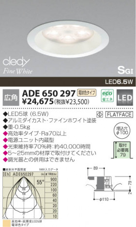 KOIZUMI �������� �������� LEDSG��������饤�� ������饤�ȡ�����١����饤�ȴޤ�� LED���ŵ忧�����ס�  ADE650297