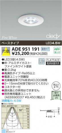 KOIZUMI �������� �������� LED������饤�� ������饤�ȡ�����١����饤�ȴޤ�� LED�����򿧥����ס�  ADE951191