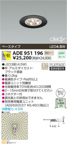 KOIZUMI �������� �������� LED������饤�� ������饤�ȡ�����١����饤�ȴޤ�� LED���ŵ忧�����ס�  ADE951196