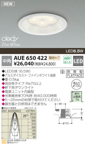 KOIZUMI �������� �������� LED������SGI������饤�� �����ȥɥ��饤�� LED���ŵ忧�����ס�  AUE650422