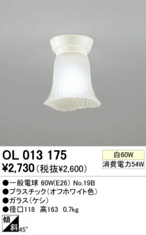 ODELIC �����ǥ�å� OL013175 OL013175 ������󥰥饤�� ��Ǯ�� �����ŵ�  �ץ饤�١���|�����|��ư���� ������󥰥饤�� ������ ��Ǯ��