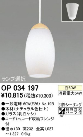 ODELIC �����ǥ�å� OP034197 OP034197 �ڥ����ȥ饤�� ��Ǯ�� �����ŵ�  �ѥ֥�å�|��ư���� �ڥ����ȥ饤�� ������ ��Ǯ�� 60W