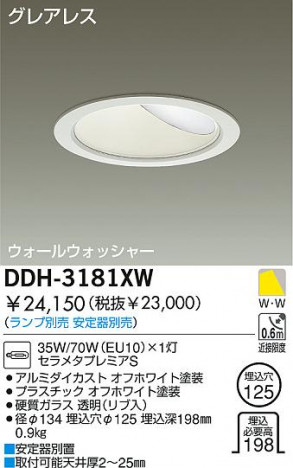 DAIKO �������� ����ŵ� HID������饤�� ������饤�ȡ������������֡�����������125 ������饤�ȡ������������֡���125�������� ������饤�ȡ���ǽ�������֡��������륦���å��㡼����������������125 DDH-3181XW