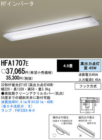 Panasonic ���å���饤�� HFA1707E �ᥤ��̿�