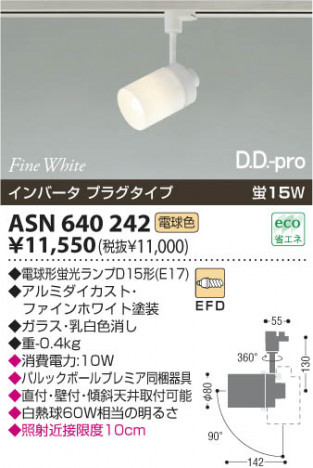 �������߾��� KOIZUMI �ָ������ݥåȥ饤�ȡʥץ饰�� ASN640242 ���β���