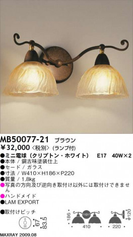 �ޥå����쥤 MAXRAY �֥饱�å� MB50077-21