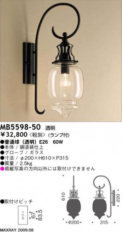 �ޥå����쥤 MAXRAY �֥饱�å� MB5598-50