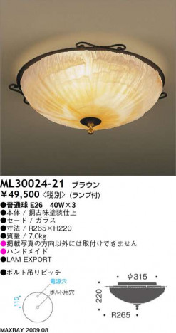 ޥå쥤 MAXRAY  ML30024-21