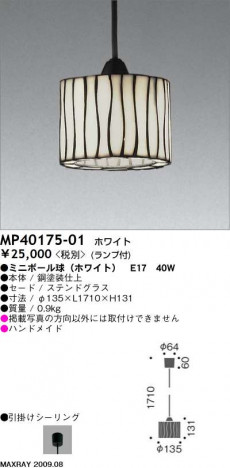 �ޥå����쥤 MAXRAY �ڥ����� MP40175-01