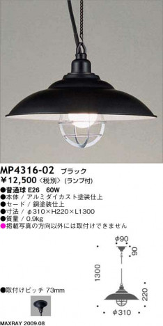 �ޥå����쥤 MAXRAY �ڥ����� MP4316-02
