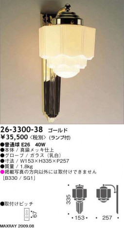 �ޥå����쥤 MAXRAY �֥饱�å� 26-3300-38