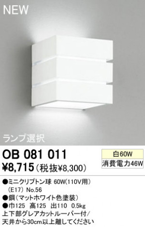 ODELIC �֥饱�å� OB081011