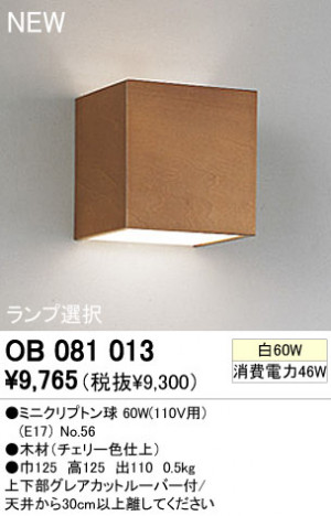 ODELIC �֥饱�å� OB081013