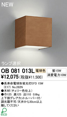 ODELIC �֥饱�å� OB081013L