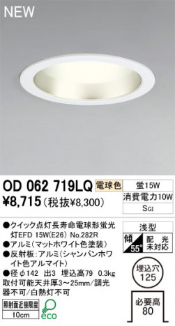 ODELIC ������饤�� OD062719LQ