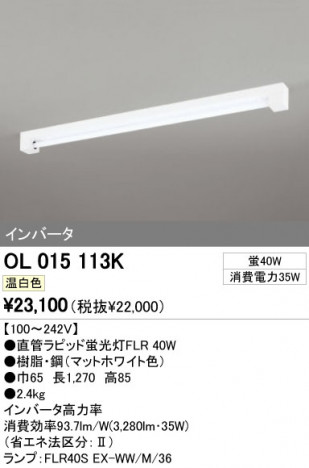 ODELIC �����ǥ�å� �١����饤�� OL015113K �ᥤ��̿�