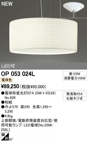 ODELIC �����ǥ�å� �ڥ����� OP053024L �ᥤ��̿�