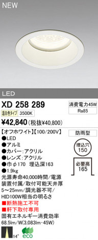 ODELIC ǥå LEDȥɥ 饤 XD258289 ᥤ̿