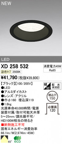 ODELIC �����ǥ�å� LED������饤�� XD258532 �ᥤ��̿�