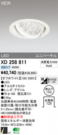 ODELIC ǥå LED饤 XD258811 ᥤ̿