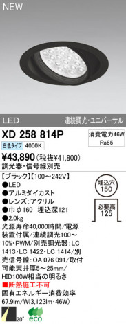 ODELIC ǥå LED饤 XD258814P ᥤ̿