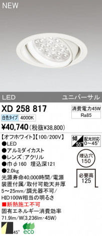 ODELIC ǥå LED饤 XD258817 ᥤ̿