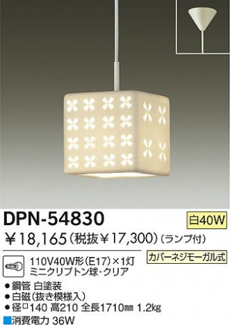 DAIKO DPN-54830 �ᥤ��̿�