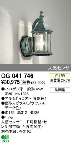 ODELIC ǥå ƥꥢ饤 OG041746 ᥤ̿