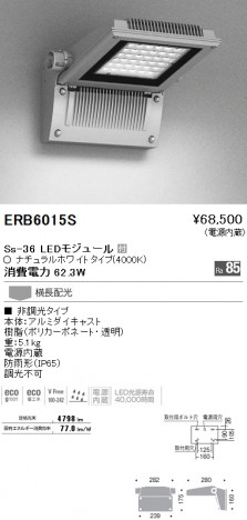 ��ƣ���� ENDO LED �����ȥɥ� ERB6015S �ᥤ��̿�