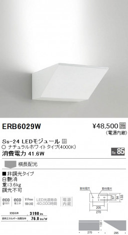 ��ƣ���� ENDO LED �֥饱�å� ERB6029W �ᥤ��̿�